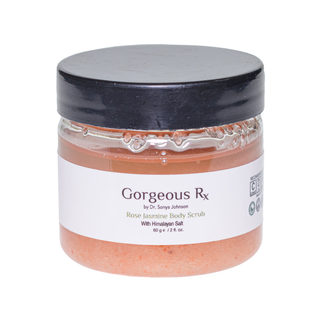 Rose Jasmine Body Scrub with Pink Himalayan Salt